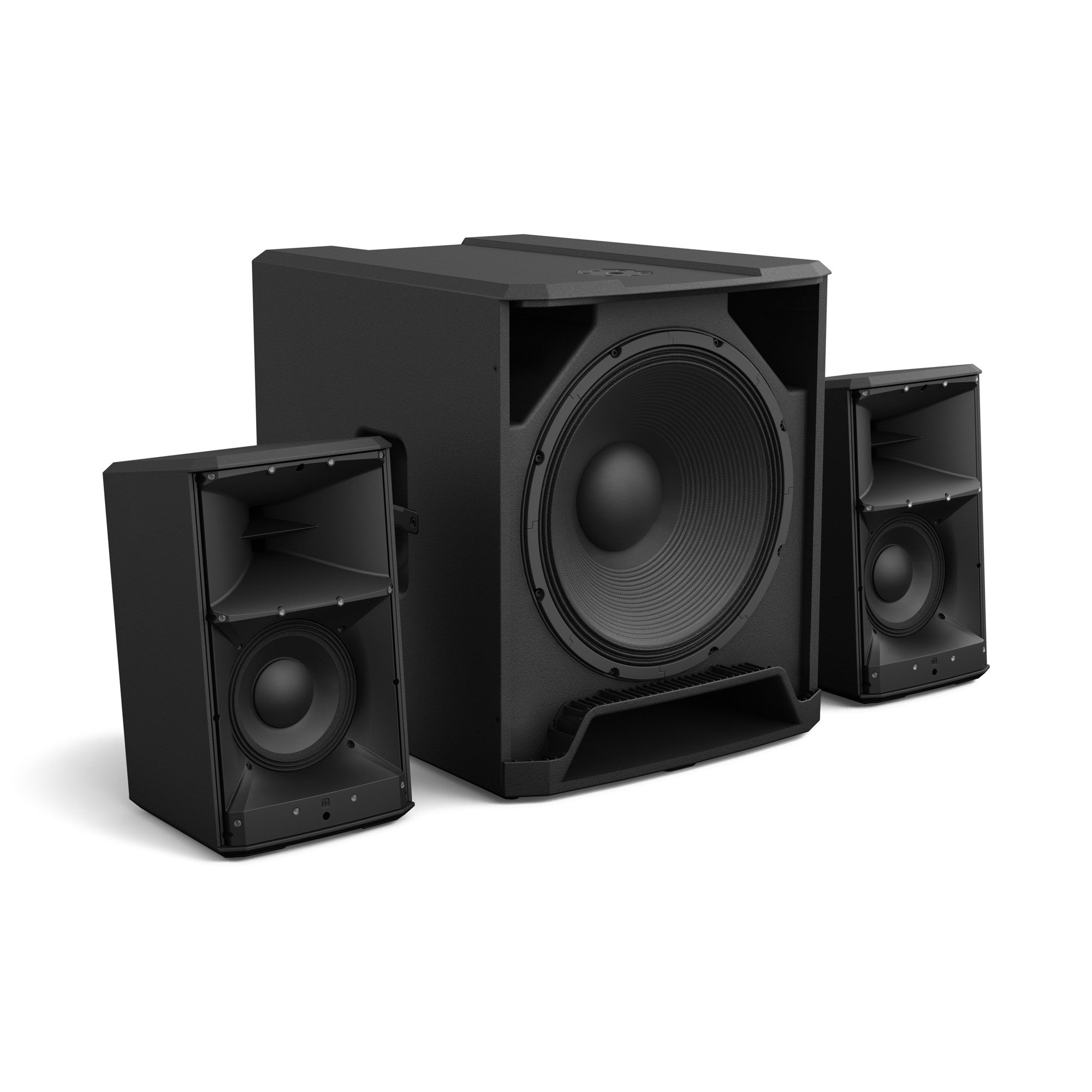 LD Systems LDDAVE18G4XINT 4000W Bluetooth 5.0 Streaming  Compact 2.1 powered PA system - 2x 8" Satellite + 18" Sub Sub - Set