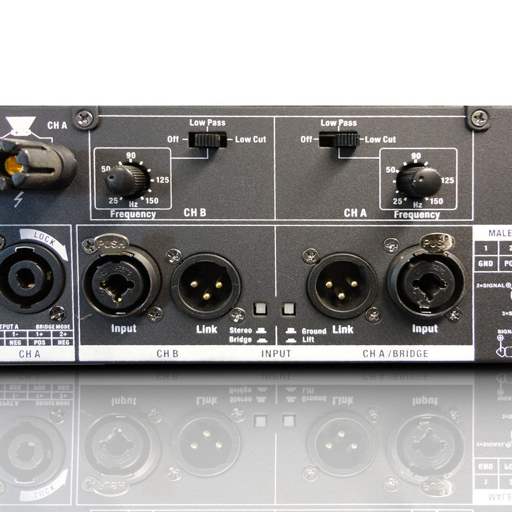 LD Systems LDDP2400X PA Power Amplifier 2 x 950 W 4 Ohms
