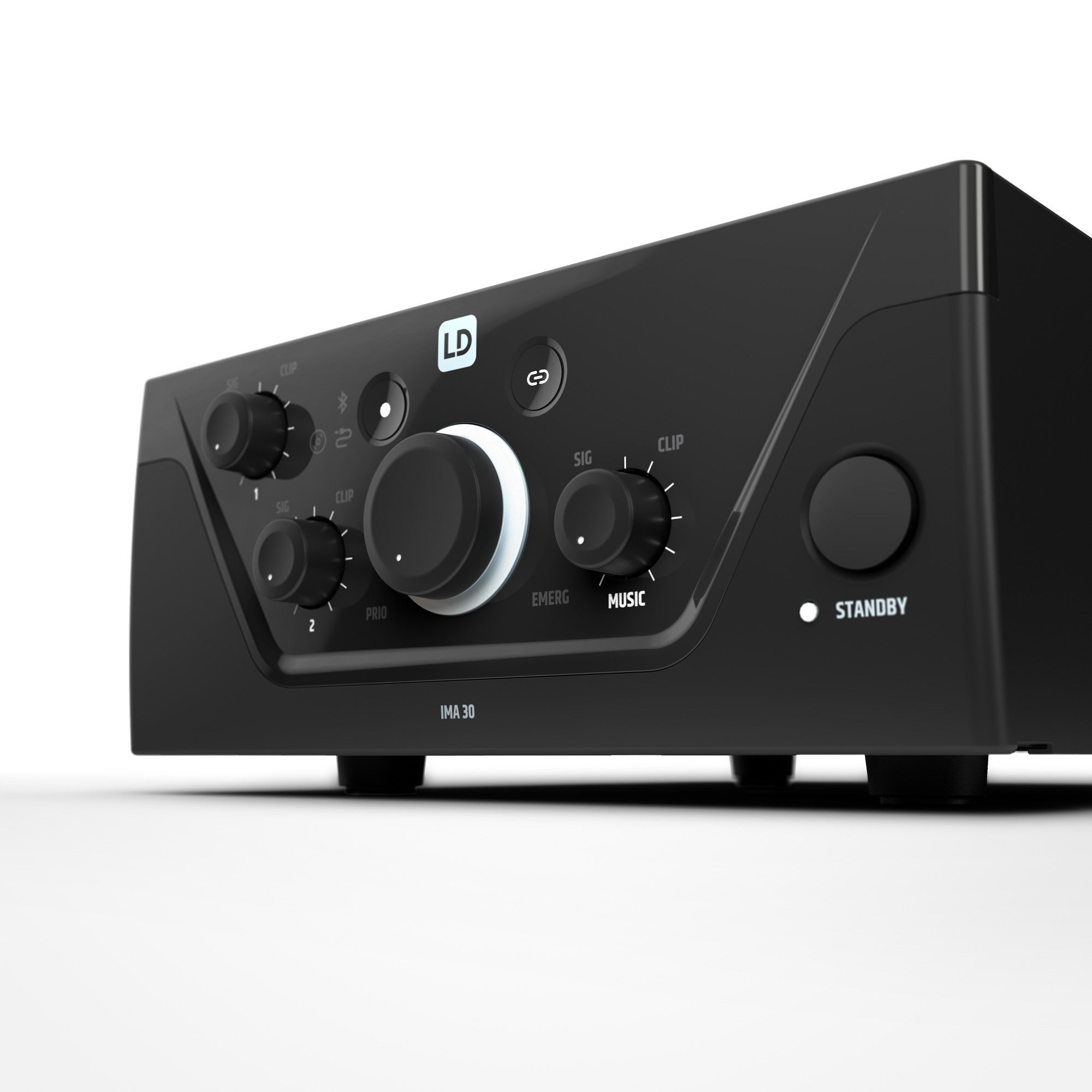 LD Systems LDIMA30INT Installation Mixing Amplifer 30 W@ 4 Ohm / 100 V / 70 V, BT, Aux in, Mic in