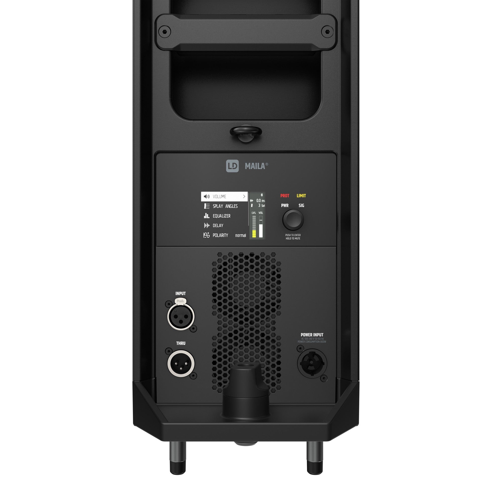 LD Systems LDMAILACOL 4 x 6.5" Powered Column Speaker + Power Amplifier for up to eight Satellites