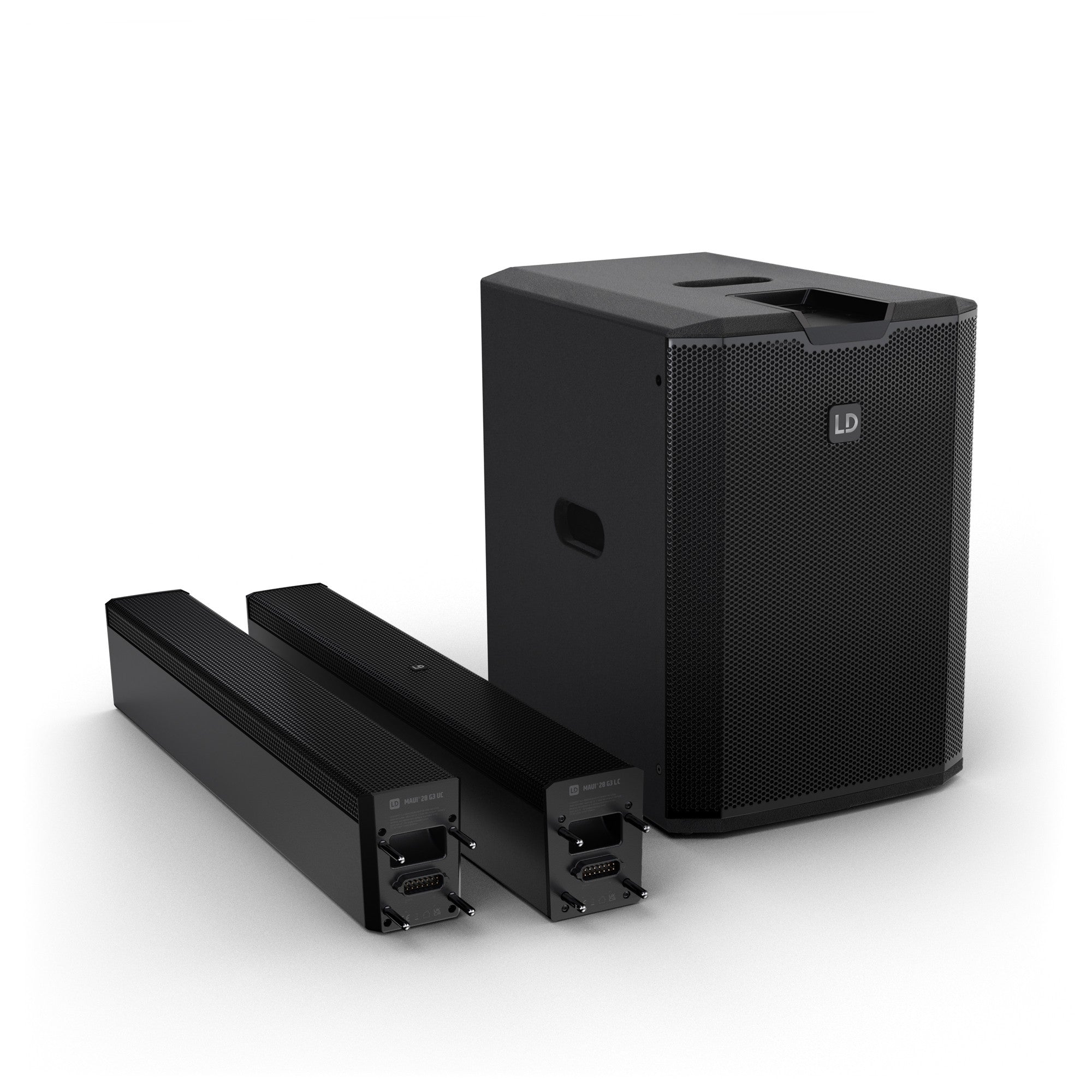 LD Systems LDMAUI28G3MIXINT Compact Cardioid Column PA System 2060W , Bluetooth with Digital Mixer - Each