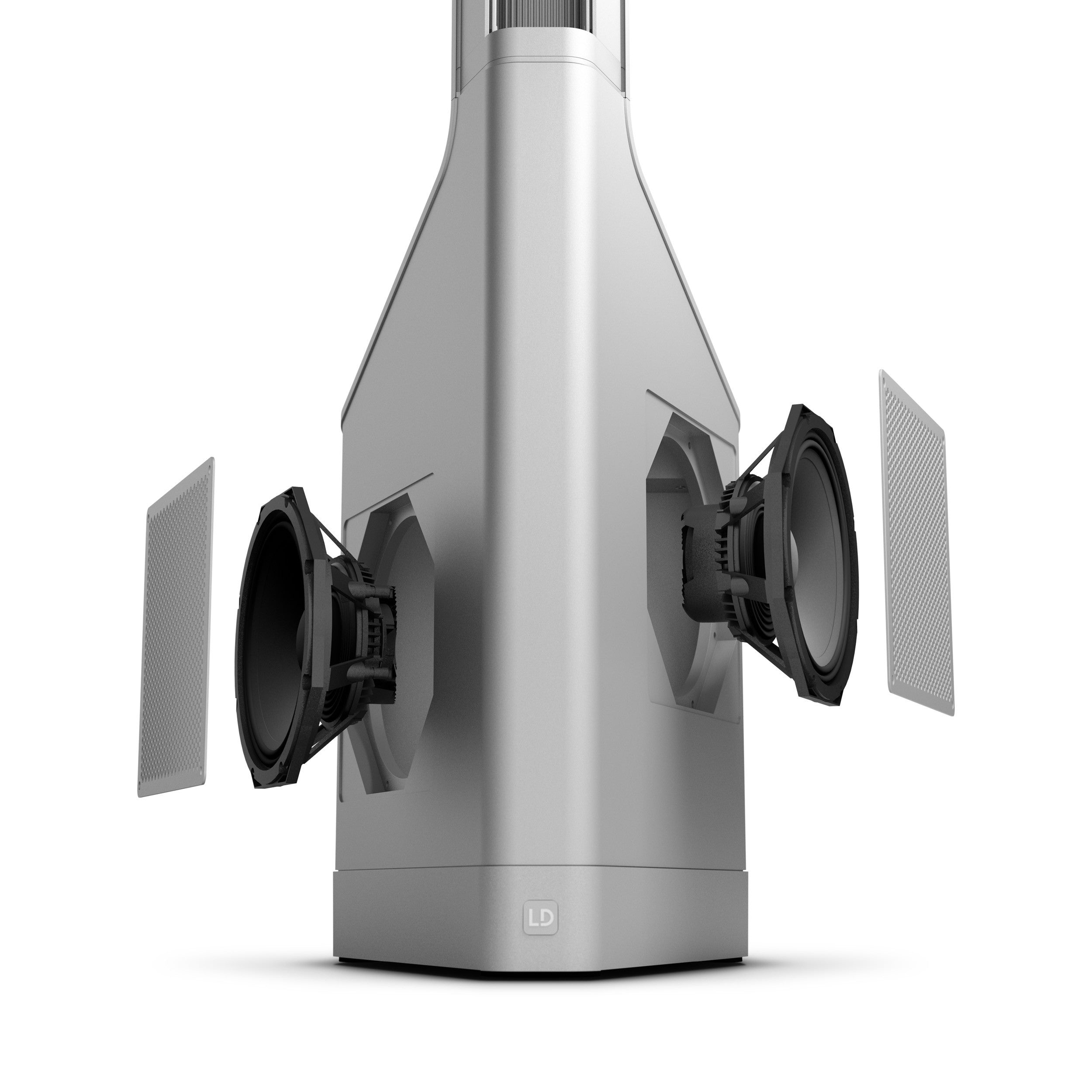 LD Systems LDMAUIP900B Owered Column PA System 2800W by Porsche Design Studio in Graphite - Each