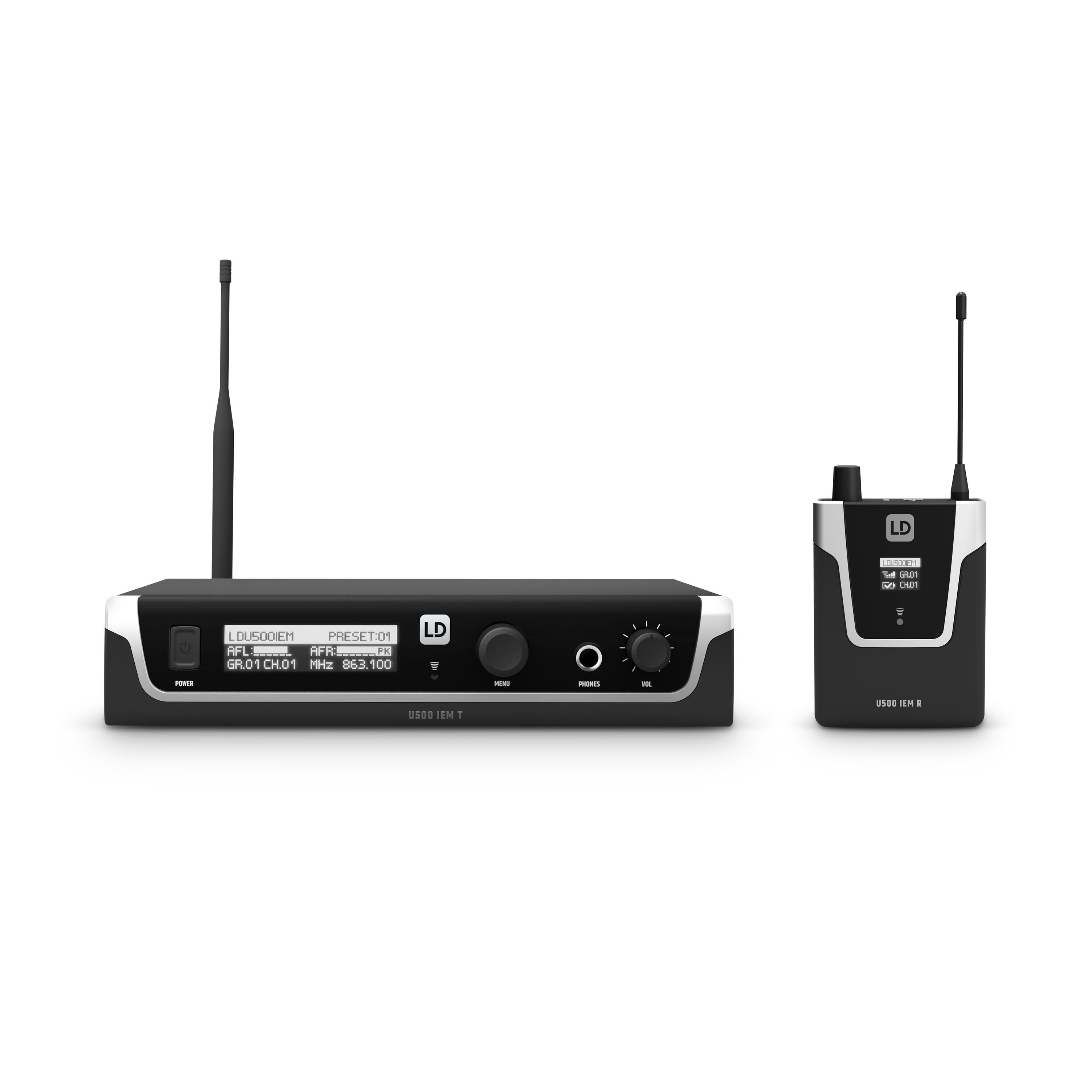 LD Systems LDU505IEMINT In-Ear Monitoring System - 584 - 608 MHz