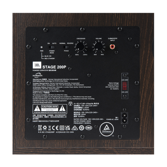 JBL STAGE Stage 200P 10-inch (250mm) 300W Powered Subwoofer