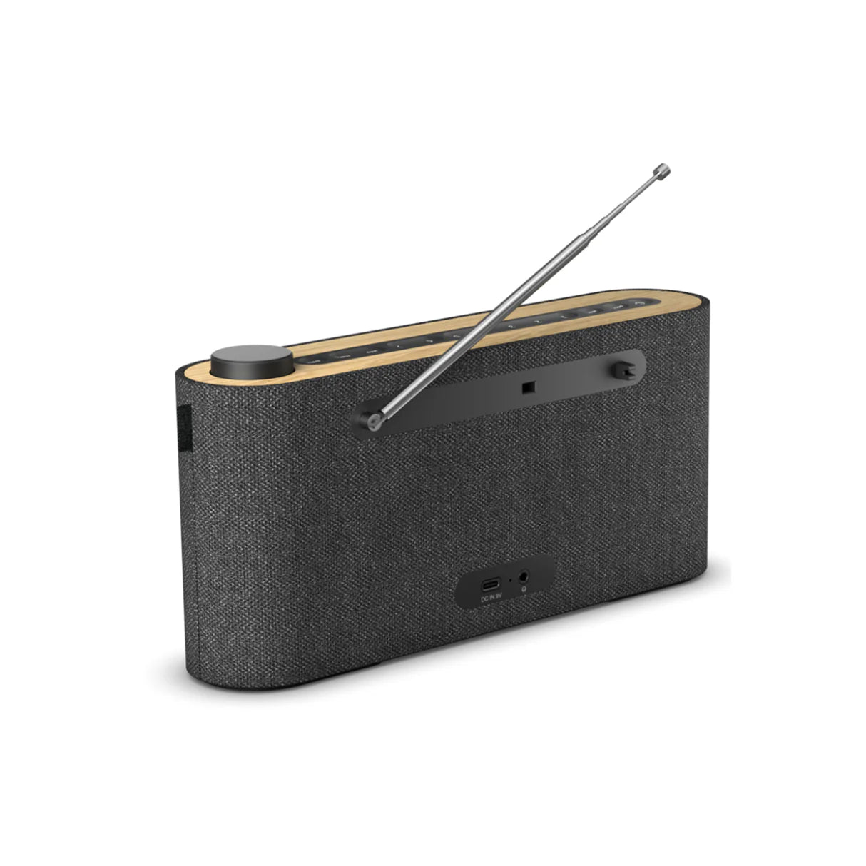 Loewe Radio.Frequency DAB+ Wireless Powered Speaker with 14 Hours Playtime. Designed for crystal-clear digital radio and seamless wireless audio streaming. Perfect for portable use and modern everyday listening