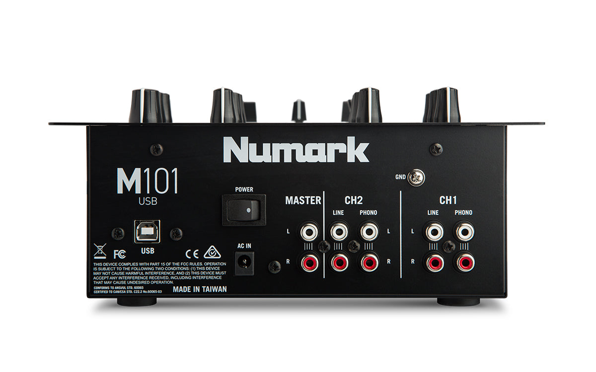 Numark M101USB 2-Channel All-Purpose Mixer with USB