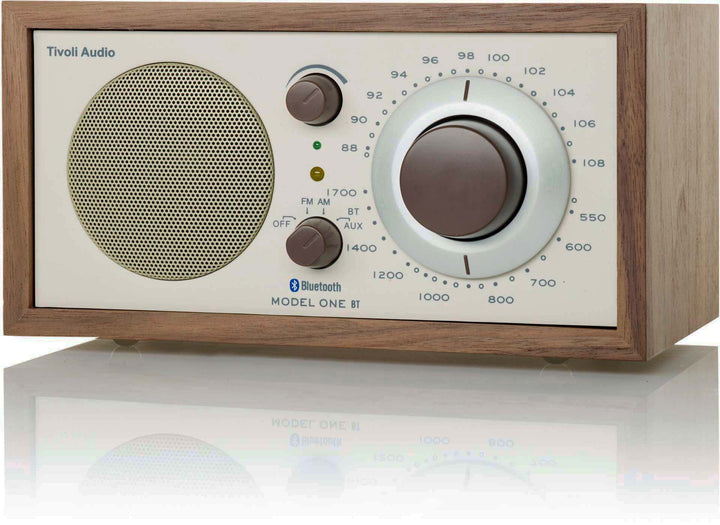 Tivoli Audio - Model One Bluetooth AM/FM Radio - Walnut / Beige / Black / Silver