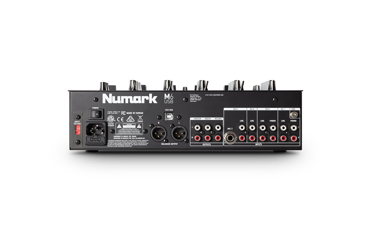 Numark M6 USB 4-Channel USB DJ Mixer