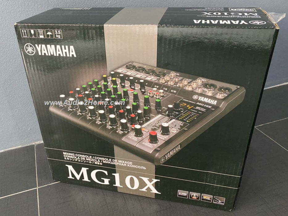 Yamaha MG10X CV Analog Mixing Console, High-grade effects: SPX with 24 programs