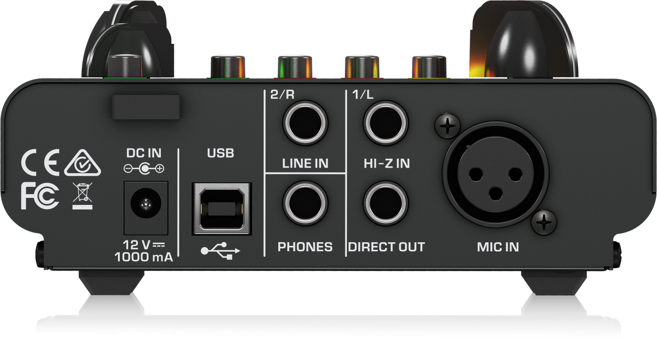 Behringer MIC500USB Audiophile Vacuum Tube Preamplifier with Preamp Modeling Technology and USB/Audio Interface