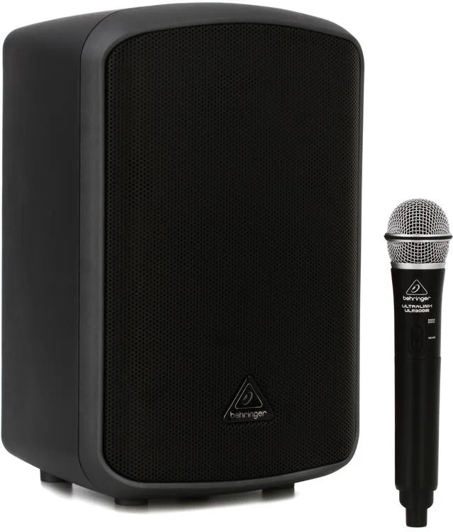 Behringer EUROPORT MPA200BT 200W Portable Powered Speaker with Battery Bluetooth and Handheld Wireless Microphone