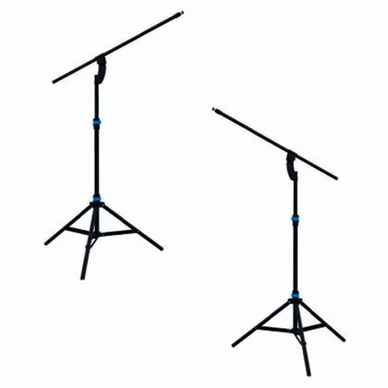 Mic Stand MT11 Tripod Type With Collapsible Base & Telescopic Boom Capacity 7 Kgs - Pair