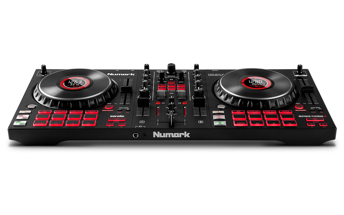 Numark Mixtrack Platinum FX 4-Deck Advanced DJ Controller with Jog Whe