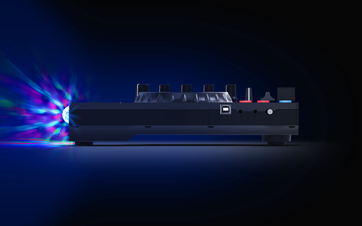 Numark Party Mix Live DJ Controller with Built-In Light Show and Speakers