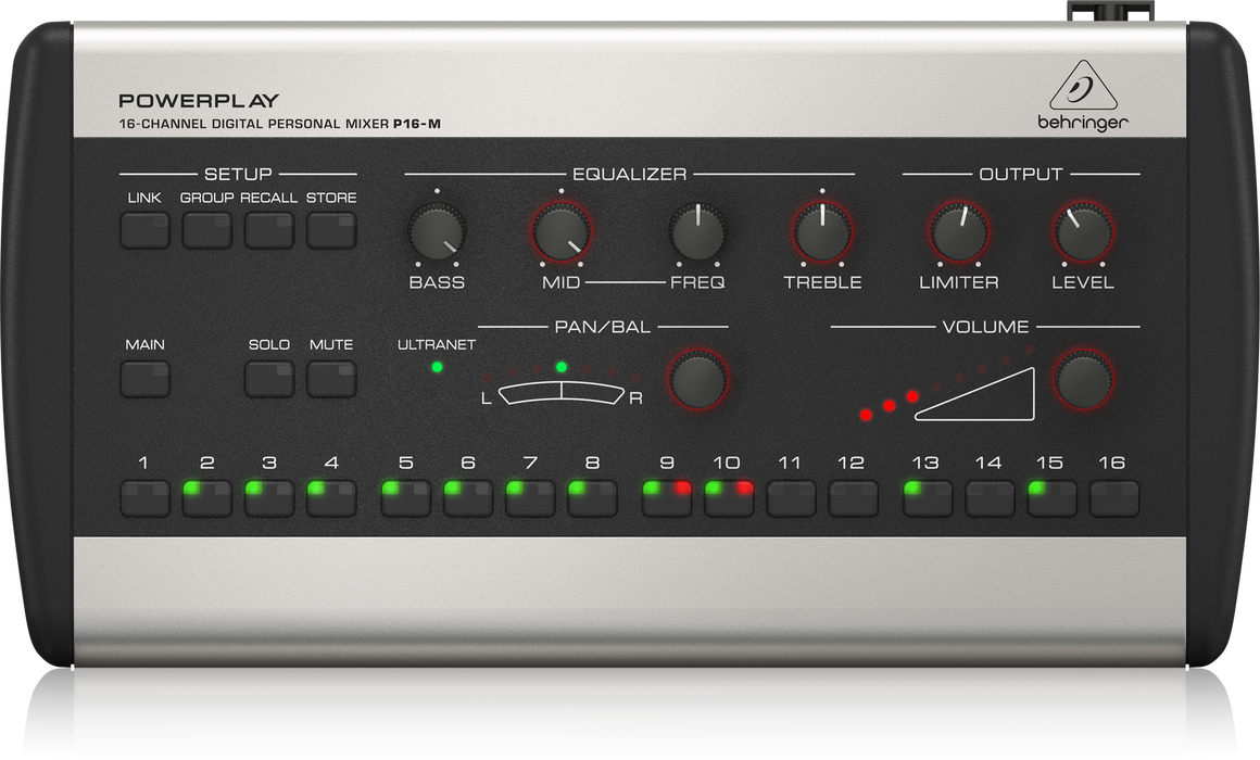 Behringer Powerplay P16-M 16-Channel Digital Personal Mixer