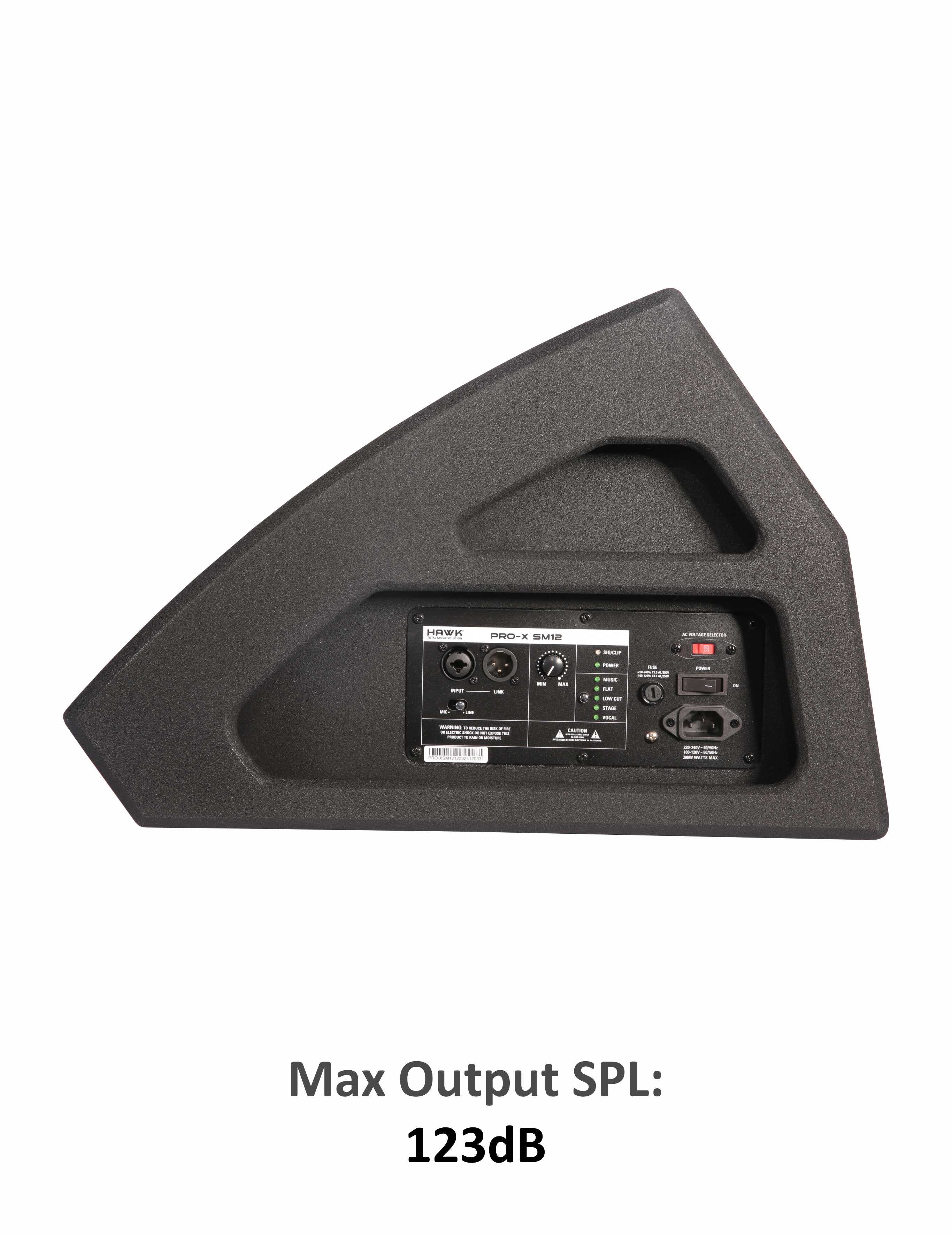 HAWK Pro-X 12 Pro - X Series 12 inch Active Speaker with Bluetooth and DSP Premium High-Performance Professional Loudspeaker System