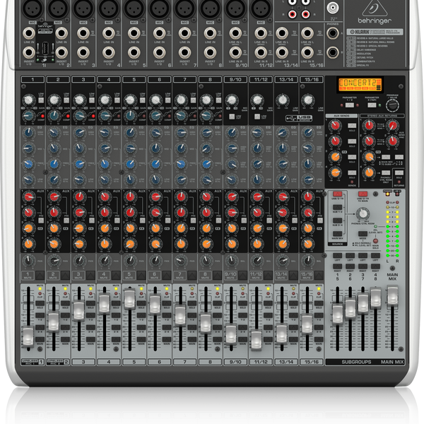 Behringer Xenyx QX2442USB Premium 24-Input 4/2-Bus Mixer with XENYX Mi