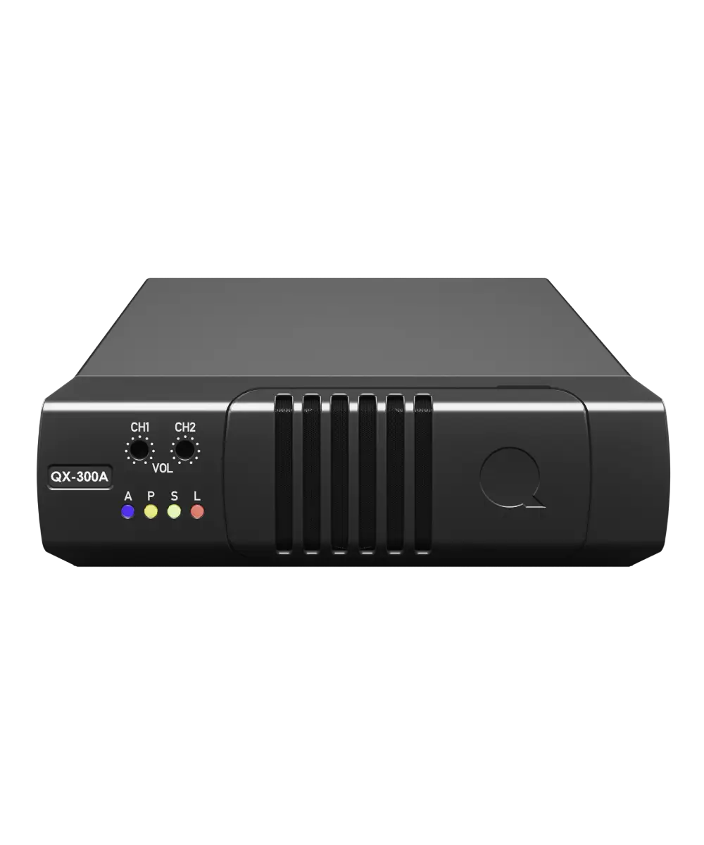 Quest QX300A Professional 300W Active 2-Way Portable PA Loudspeaker with Class-D Amplification & DSP Processing