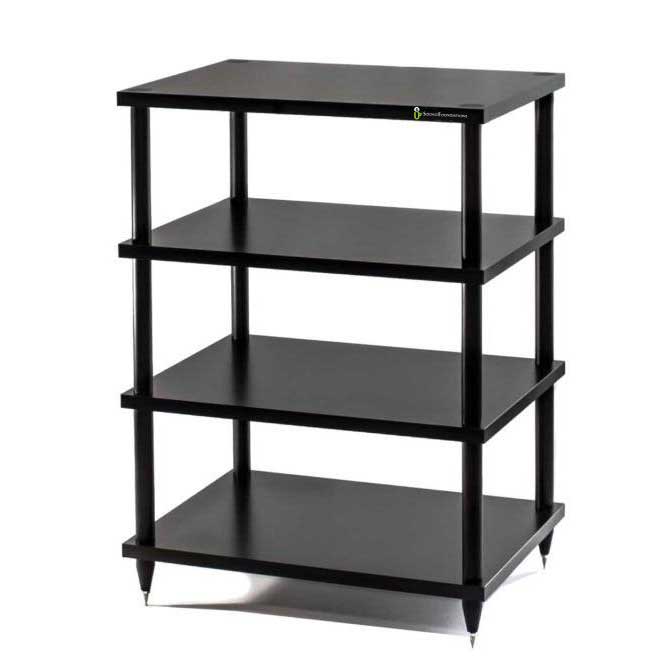 Raga 3/4/5 Hi-Fi Audio Rack High-Performance Stainless Steel & HDF Audio Rack , Each Shelf Supports Up To 50 Kg