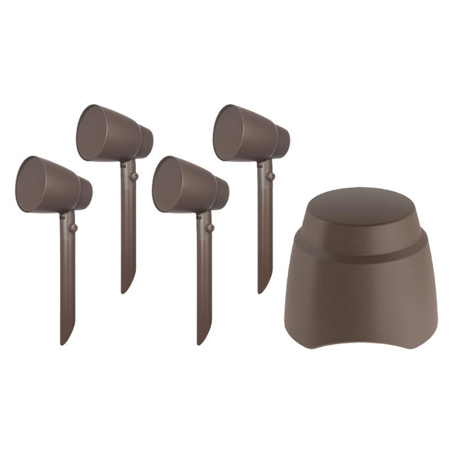 SpeakerCraft SC-TERR-4.1-HS KIT 4” (100mm) All-Weather Outdoor Speaker Kit with 8” (200mm) Hardscape Subwoofer - Set