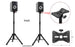 SpeakerTripod Stand AVT-DT003  Min. 2ft Upto 4ft Adjustable With Drop Pole - Pair