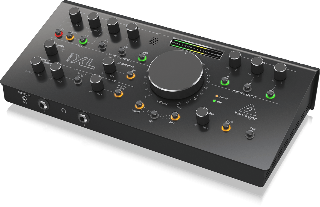 Behringer Studio XL High-End Studio Control and Communication Center with Midas Preamps, 192 kHz 2x4 USB Audio Interface and VCA Stereo Tracking