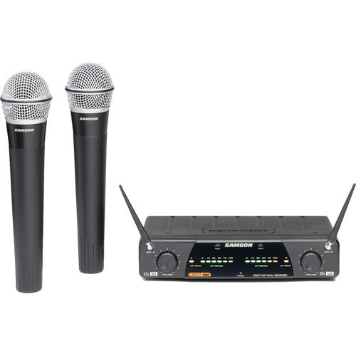 Samson Concert 277 - Dual Channel Handheld Wireless Microphone System - Set