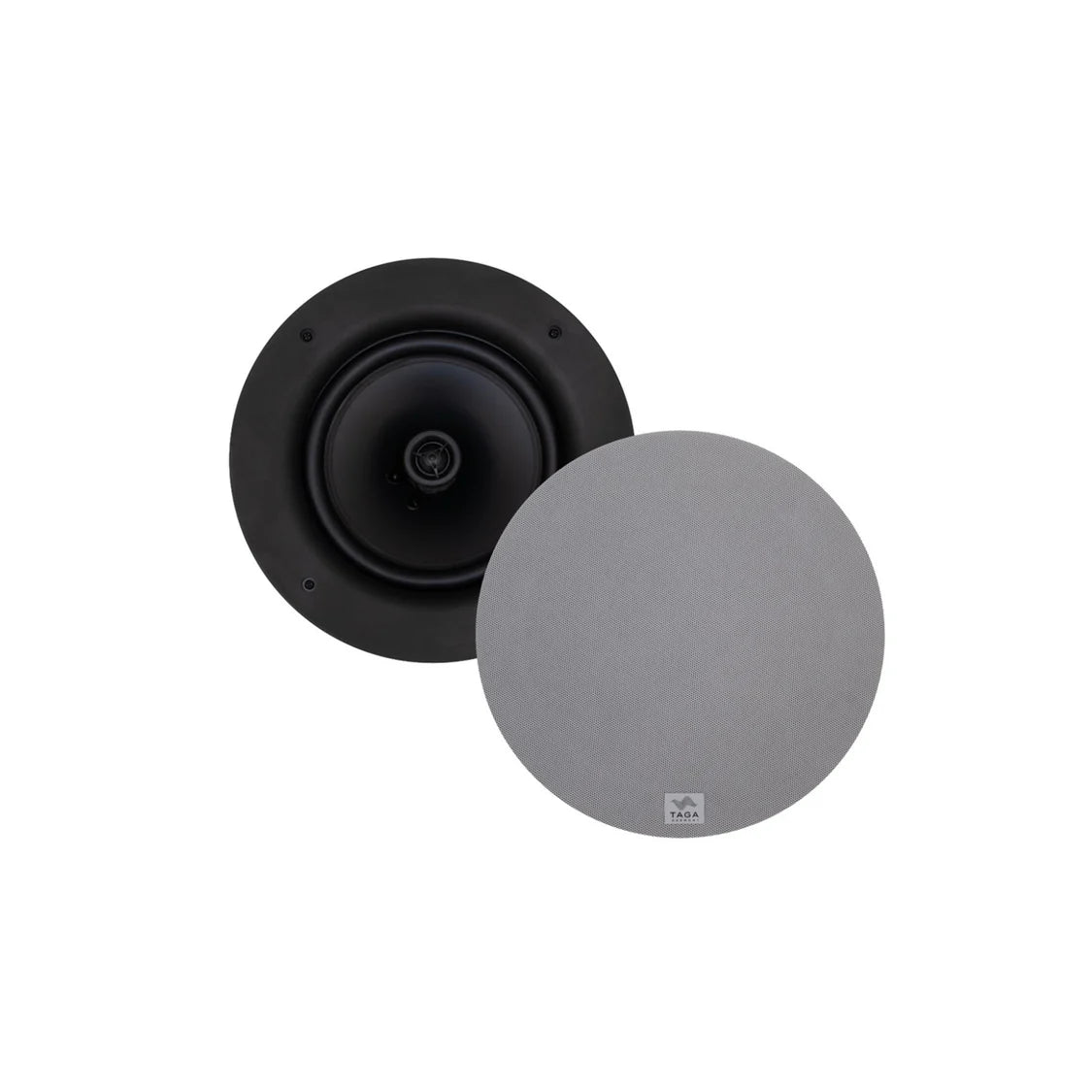 TAGA Harmony TCW-390R 2 Way Bass 8" In-Ceiling Speaker - Pair