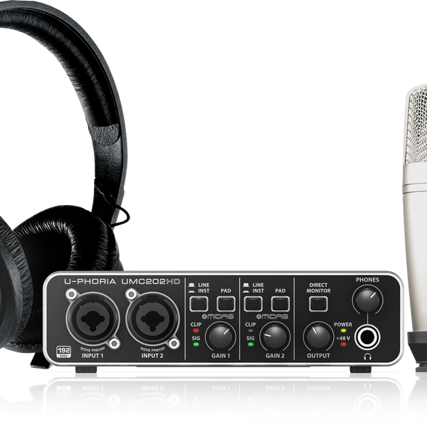 U-PHORIA STUDIO PRO UMC202HD セット Amazon.co.jp: U-Phoria Studio Pro 完全録音バンドル UMC202HD