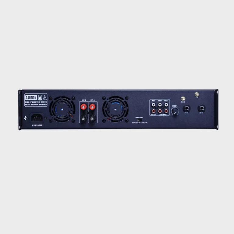 UC 102 200W Mixer Amplifier with Stereo Output, Bluetooth, USB Playback and Advanced Class D Amplification for Professional PA and Music Systems - Audiomaxx India
