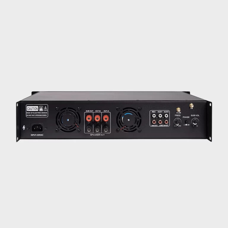Urban Classic UC 3280 2 x 300W Stereo Amplifier with 800W Subwoofer Output, Bluetooth, USB Playback and Advanced Class D Amplification for High-Power Music and PA Systems - Audiomaxx India