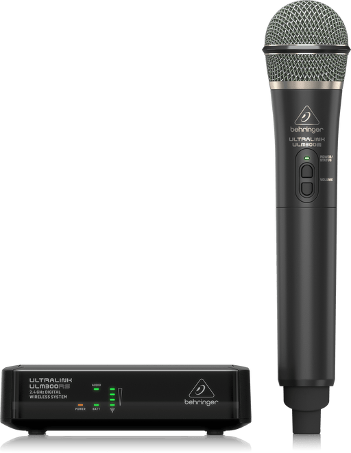 Behringer ULTRALINK ULM300MIC High-Performance 2.4 GHz Digital Wireless System with Handheld Microphone and Receive