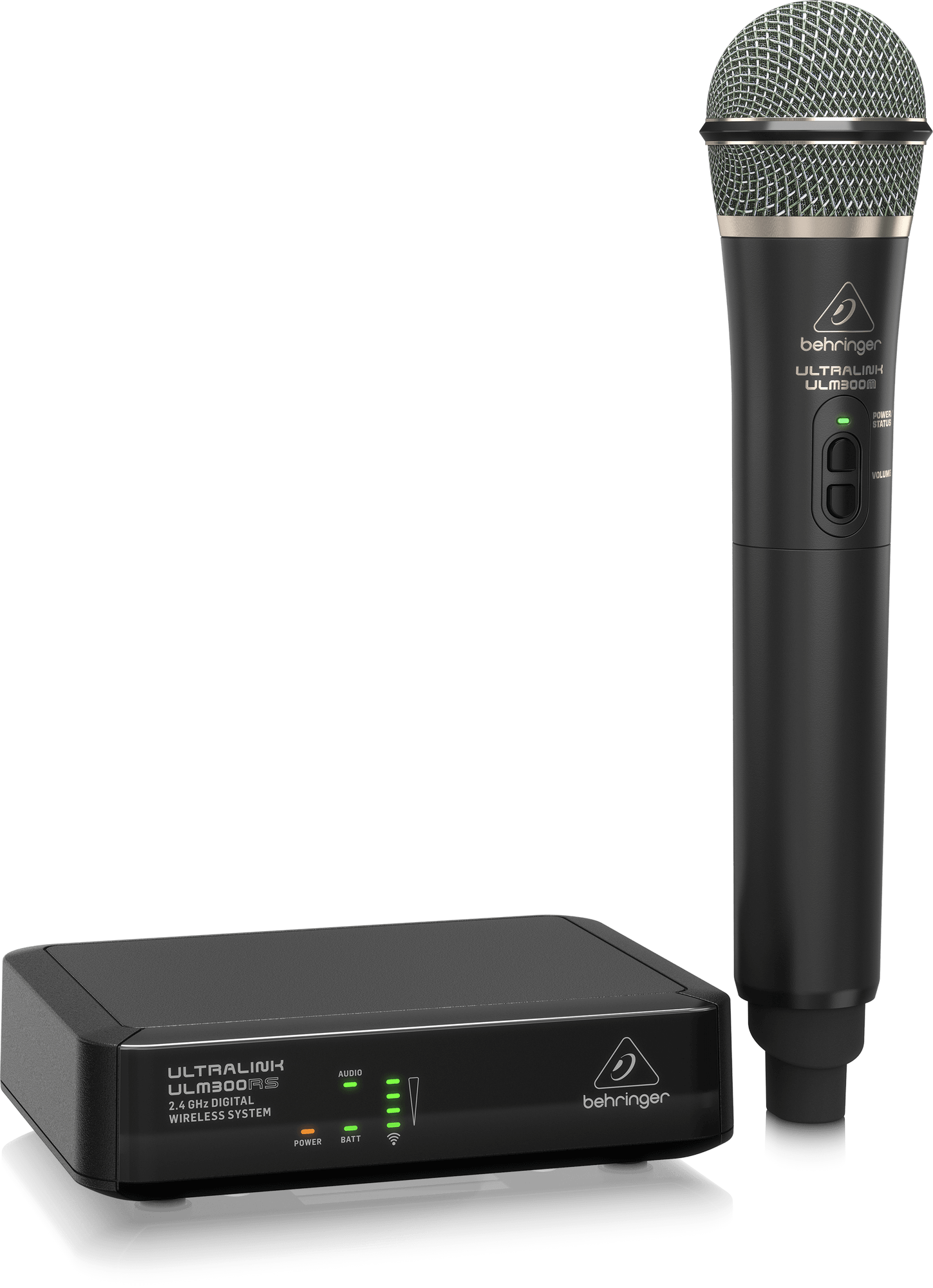 Behringer ULTRALINK ULM300MIC High-Performance 2.4 GHz Digital Wireless System with Handheld Microphone and Receive