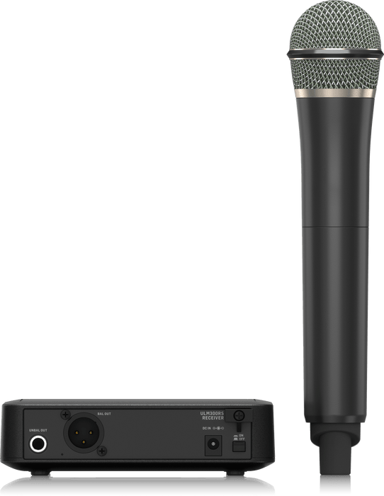 Behringer ULTRALINK ULM300MIC High-Performance 2.4 GHz Digital Wireless System with Handheld Microphone and Receive