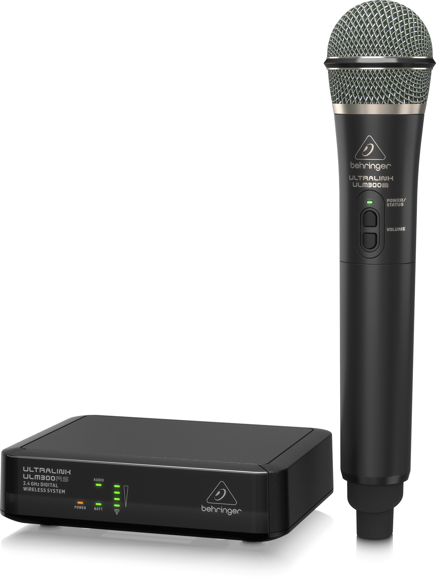 Behringer ULTRALINK ULM300MIC High-Performance 2.4 GHz Digital Wireless System with Handheld Microphone and Receive