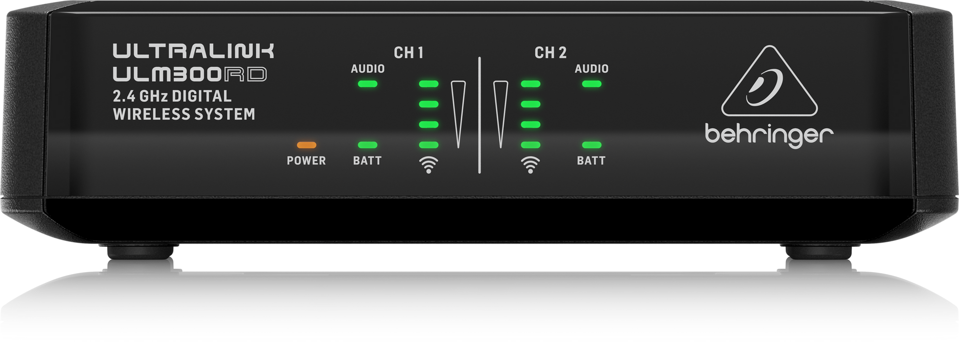 Behringer ULTRALINK ULM302MIC  High-Performance 2.4 GHz Digital Wireless System with 2 Handheld Microphones and Receiver