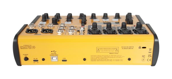 Peavey Unity 8 DM Compact 8-Channel Mixer with DSP Effects, USB/SD Playback, Bluetooth & Aux Send - Audiomaxx India