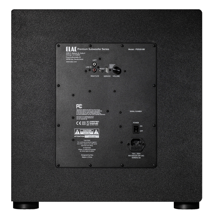 Elac VARRO PS500 15″ Powered Subwoofer