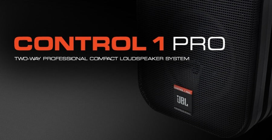 JBL CONTROL ONE PRO  150w | 5.25 Inch | 2 Way |  Compact Professional On-Wall Speaker System With Mounting Brackets - Pair