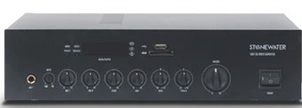 Stonewater SMX120 120W 100V Amplifier with 3 Mic, 1 Line, BT, USB, Echo effect - Each