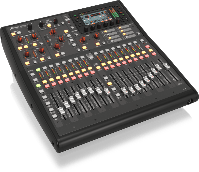 Behringer X32 Producer 40-Input, 25-Bus Rack-Mountable Digital Mixing Console with 16 Programmable Midas Preamps, 17 Motorized Faders, 32-Channel Audio Interface and iPad/iPhone * Remote Control