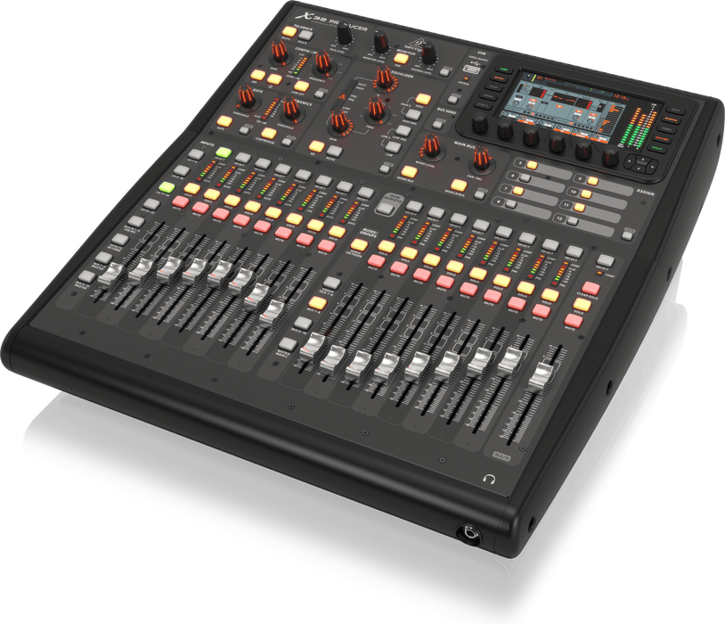 Behringer X32 Producer 40-Input, 25-Bus Rack-Mountable Digital Mixing Console with 16 Programmable Midas Preamps, 17 Motorized Faders, 32-Channel Audio Interface and iPad/iPhone * Remote Control