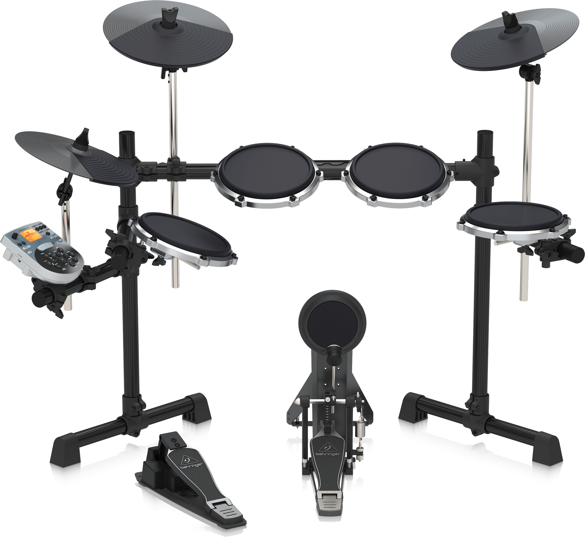 Behringer XD80USB High-Performance 8-Piece Electronic Drum Set with 175 Sounds, 15 Drum Sets, LCD Display and USB/MIDI Interface