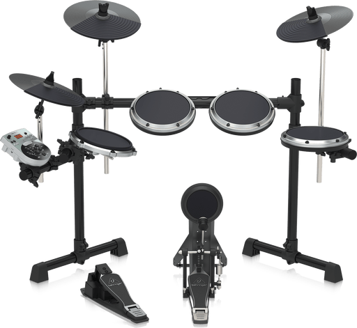 Behringer XD8USB 8-Piece Electronic Drum Set with 123 Sounds, 15 Drum Sets and USB Interface
