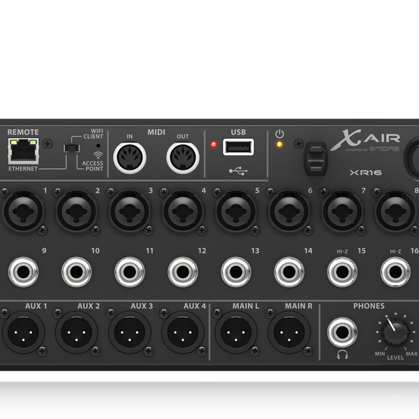 Behringer X Air XR16 16-Input Digital Mixer for iPad/Android Tablets w