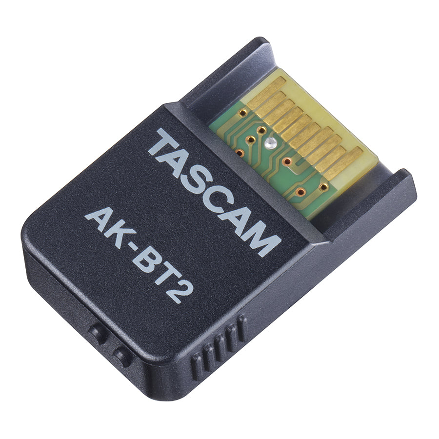 TASCAM AK-BT2 Professional Bluetooth Adapter for Wireless Control, Audio I/O & Timecode Sync with Compatible TASCAM Recorders