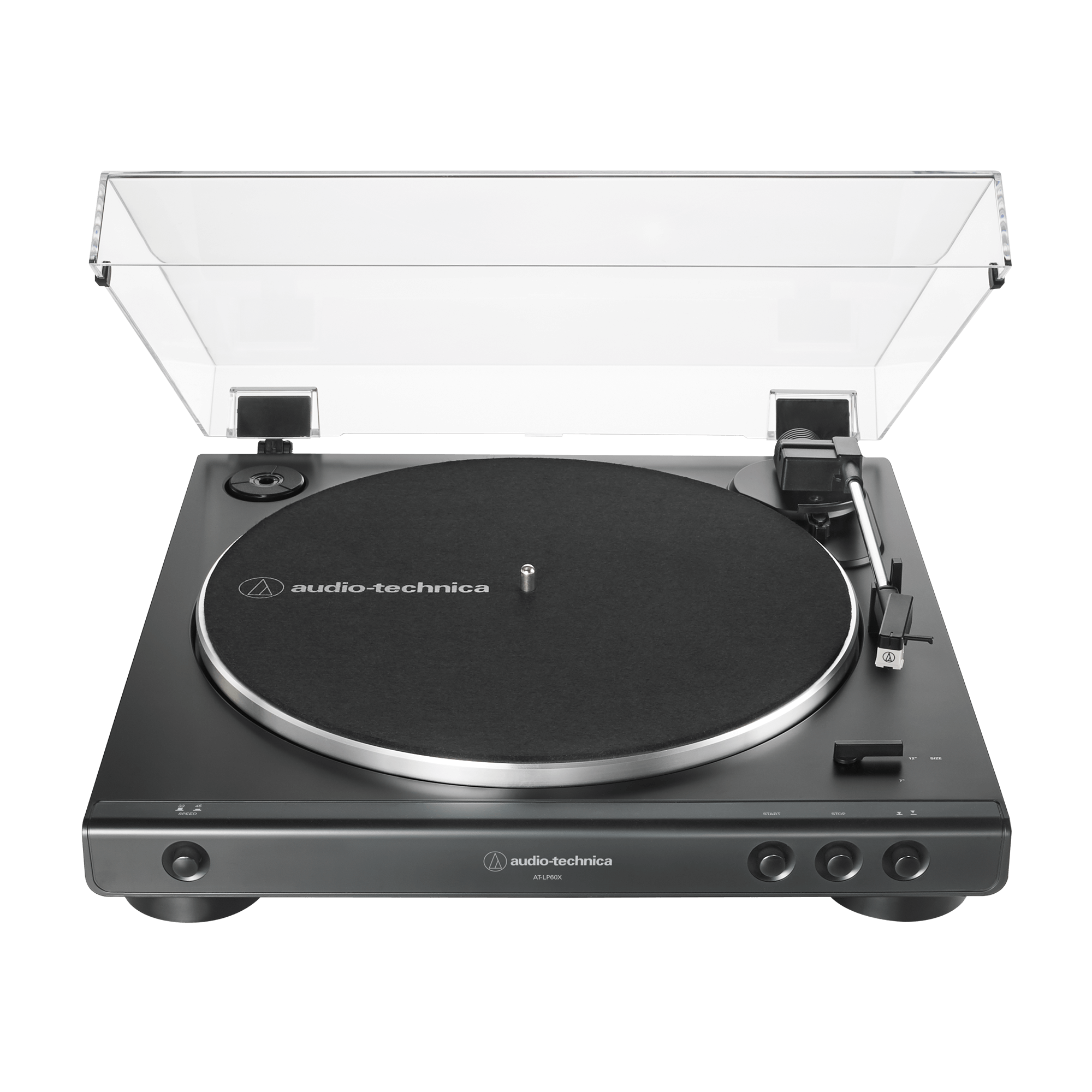 Audio-Technica AT-LP60X Fully Automatic Belt-Drive Turntable - Black