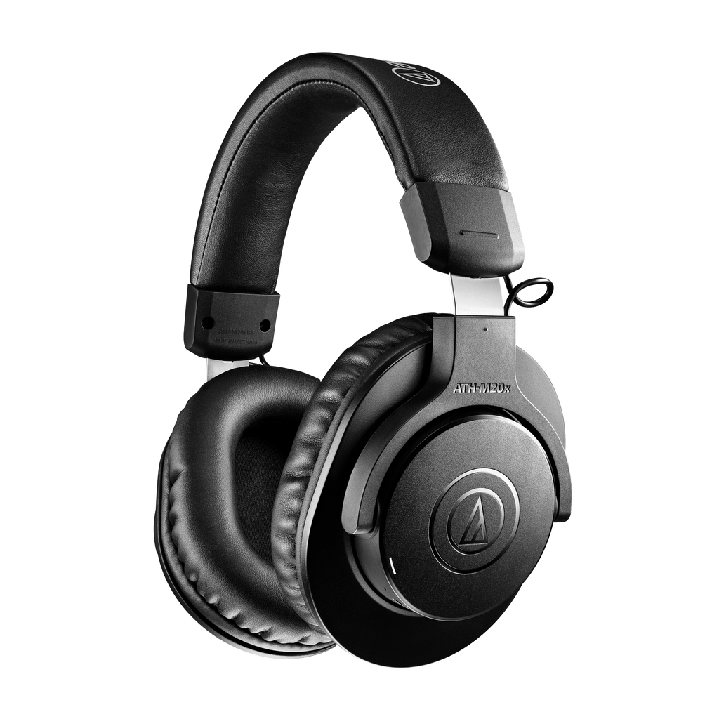 Audio-Technica - ATH-M20XBT Wireless Over-Ear Headphones - Black 