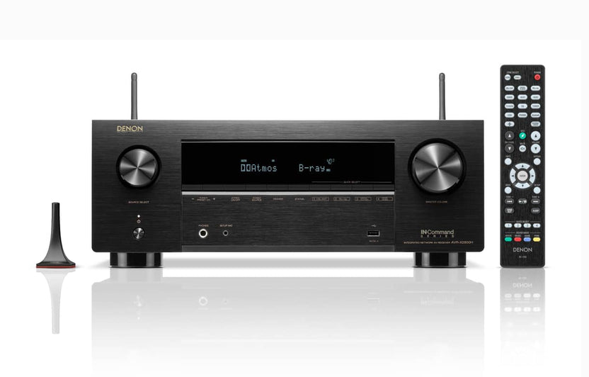 Denon X2800H Audio-Video Receiver With Definitive Technology ProCinema 1000 Satellite Speaker Set-Dolby Atmos Home Theater Package # AM501040 - Audiomaxx India