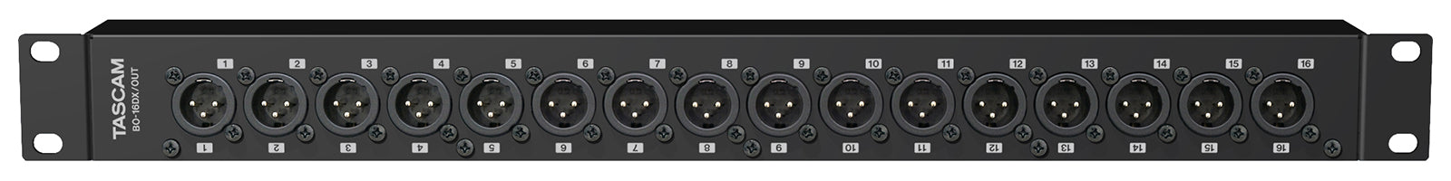 TASCAM BO-16DX/OUT 16-Channel Professional Analog Output Breakout Box for Digital Audio Systems